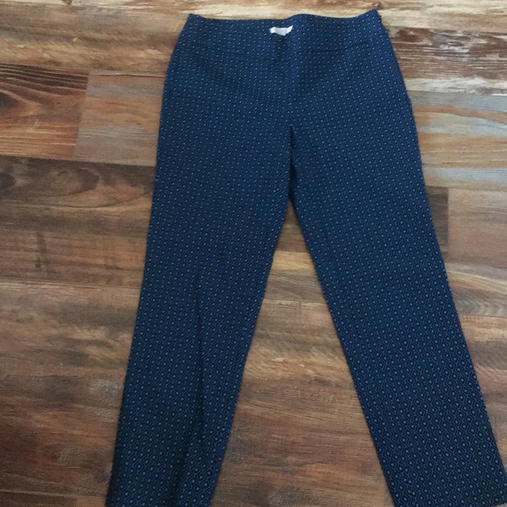 Loft  geometric ankle pants. Size 4